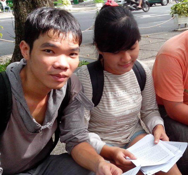 Quoc Anh at the Human Rights picnic (before he was arrested). (Source: Dan Lam Bao)