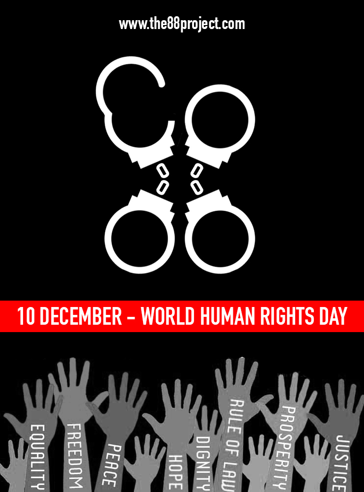 Our graphic for Human Rights Day on December 10th, courtesy of Ella Gancarz