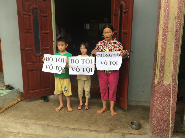 Nguyen Thi Lanh and kids
