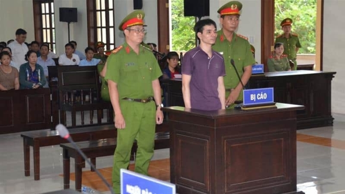 Nguyen Ngoc Anh at trial 6.6.19_Source Huynh Phuc HauVNA via Reuters